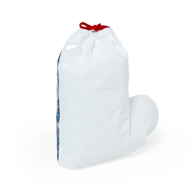 Sanrio 659622 Christmas Wrapping Bag, Santa Sock Bag, Large, Stockings,