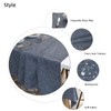 JSFLY Waterproof Cotton Linen Tablecloths Rectangle Dining Table Cloth, Wipe