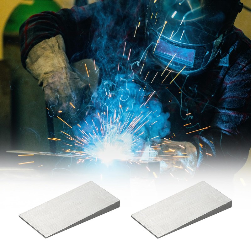 PATIKIL Metal Wedge, 4x2x0.4 Inch Carbon Steel Wedge Shims Triangle