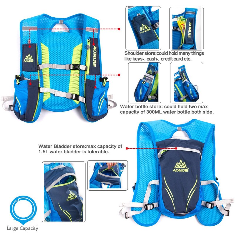 Hydration Backpack, Geila Hydration Vest Outdoors Sport Trail Marathoner Running