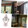 Operitacx Curtain Pole Decorative Head Rods Curtain Rod for Room