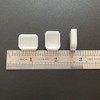 100pcs Quarter Watercolor Pans, 1ml White Plastic Empty Paint Pans