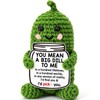 Positive Crochet Pickle Birthday Gifts for Men Women Best Friends
