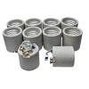 Eaton 10 Pack - Eaton Medium Base E26 E27 Porcelain