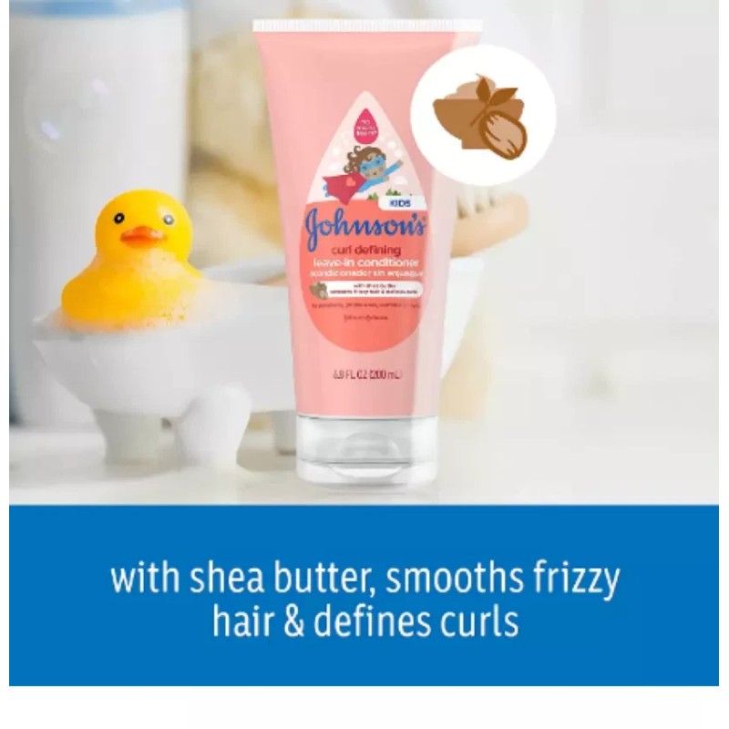 Johnson's Curl Defining Tear-Free Kids' Leave-in Conditioner with Shea Butter