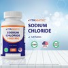 Vitamatic Sodium Chloride 1000mg, 365 Tablets - Salt Tablets, Non-GMO,
