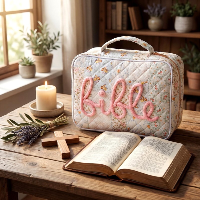 Bible Cover Case for Women Large Bible Bags with Durable