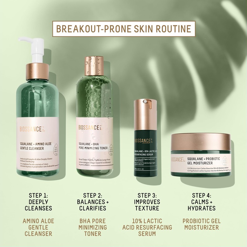 Biossance Squalane + Probiotic Balancing Face Gel Moisturizer - Advanced