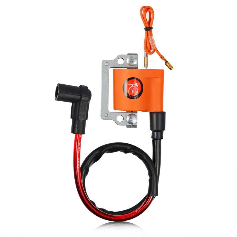 Ignition Coil & Spark Plug Compatible with Yamaha G1 Golf