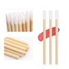 50PCS Bamboo Lip Brushes, Disposable Lip Wand Brushes, Lip Gloss