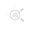 Dot laser, red, 650nm, 1mW, 3V DC, Ø8x25mm, Laser Class