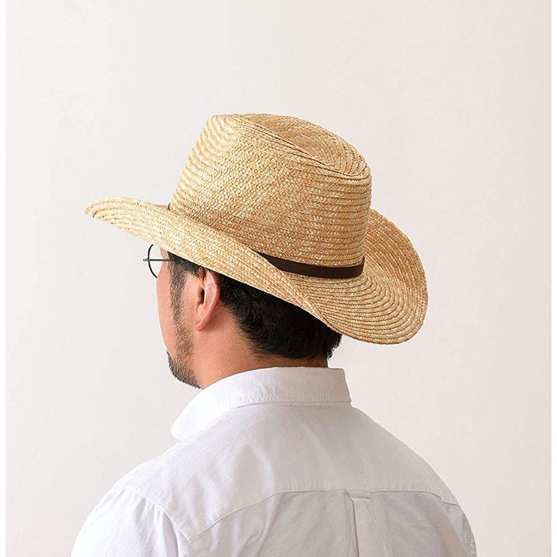 (Tanaka Hat) Bruno UKH024 Japanese Straw Ten Gallon Hat /