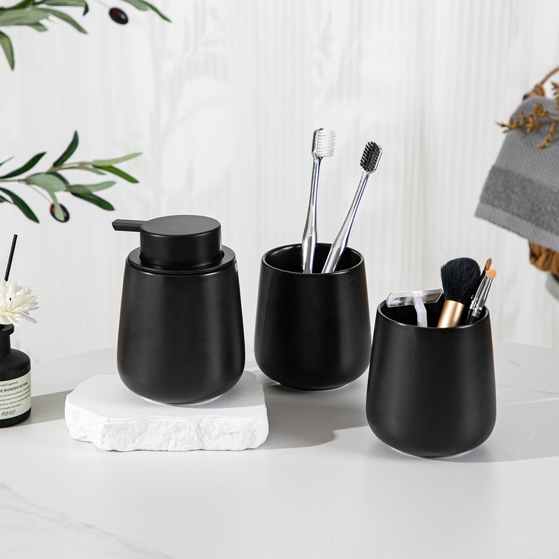 Soap Dispenser Foam Pottery Refill (Black)
