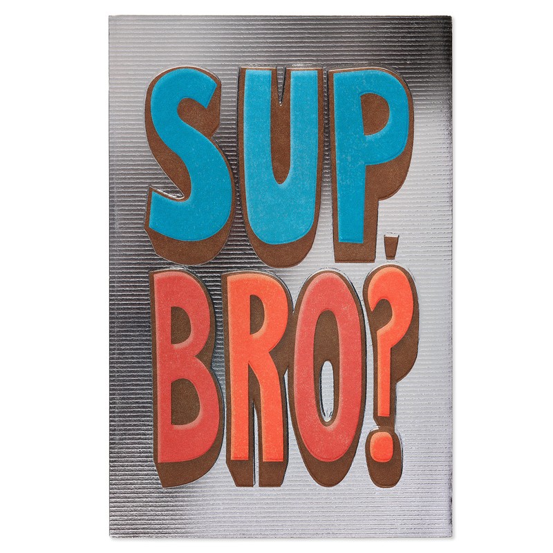 American Greetings Funny Birthday Card for Brother (Sup Bro)