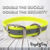 Regal Dog Products Large Yellow Heavy Duty Reflective Dog Collar