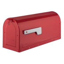 ARCHITECTURAL MAILBOXES 7600R MB1 Mailbox, Medium, Red