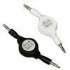 ThtRht 2 Pack Retractable 3.5mm Aux Cable 2.5 Feet Aux