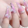 HappyHome Nail Parts, Ribbon, 3D Nail Parts, Large Set, 3D
