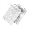 Möve Quadretti Wash Mitt White 15 x 20 cm Pack