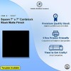 Premium 7 x 7 Black Square Cardstock (80lb Cover) -