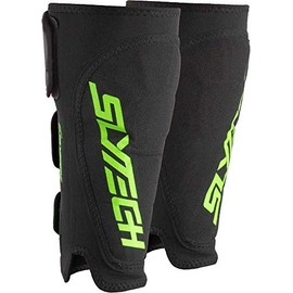 Slytech SHIN PADS ONE HEAVY DUTY BLACK/GREEN - MOUNTAIN BIKE