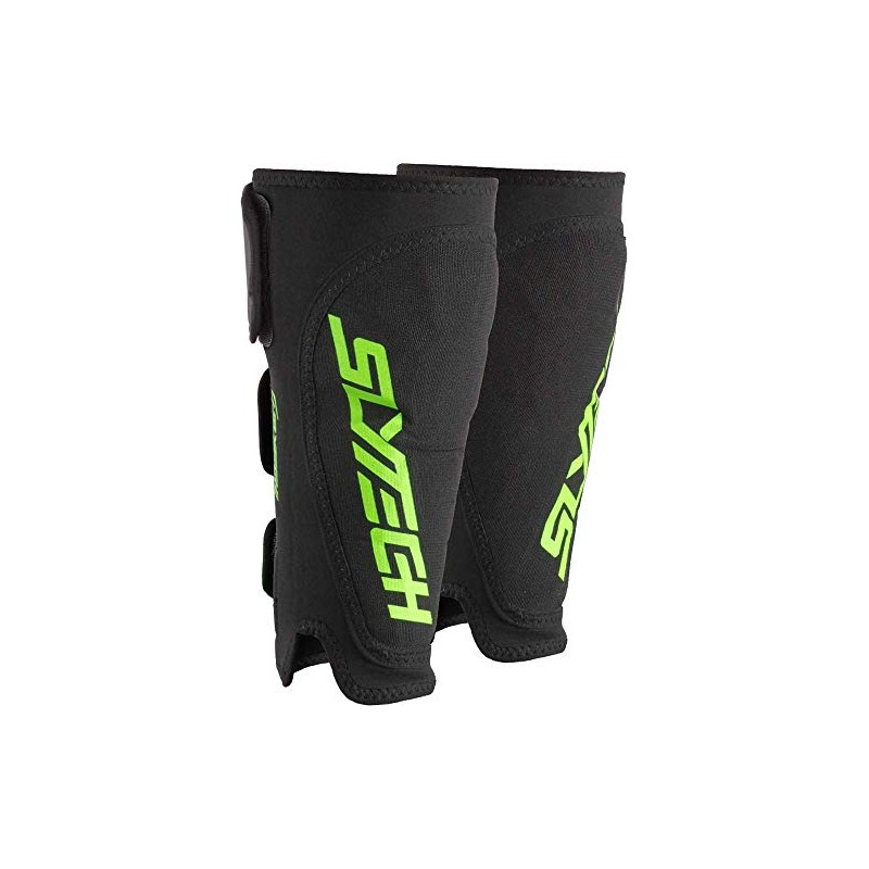 Slytech SHIN PADS ONE HEAVY DUTY BLACK/GREEN - MOUNTAIN BIKE