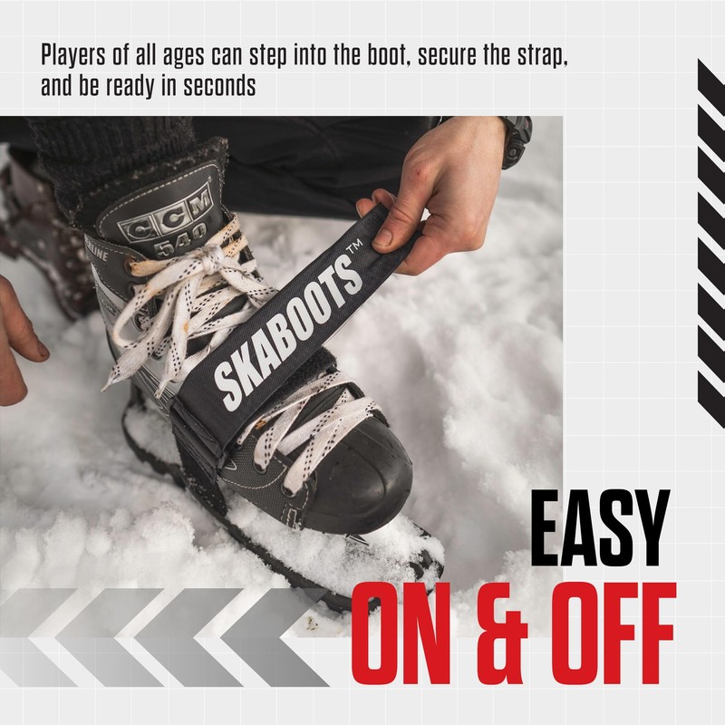 SKAboots Walkable Hockey Skate Guards - Medium - Fits Skates