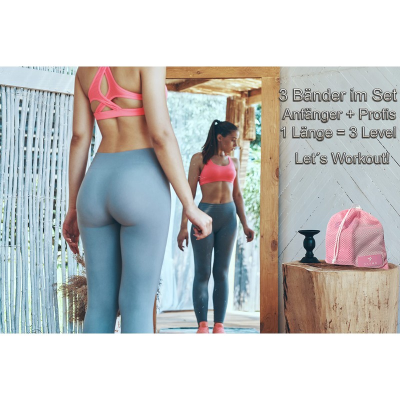 DAYMO Hip Booty Fitness Band - Resistance Band Set of