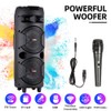 6000W Portable Bluetooth Speaker Party Subwoofer Heavy Bass Sound System