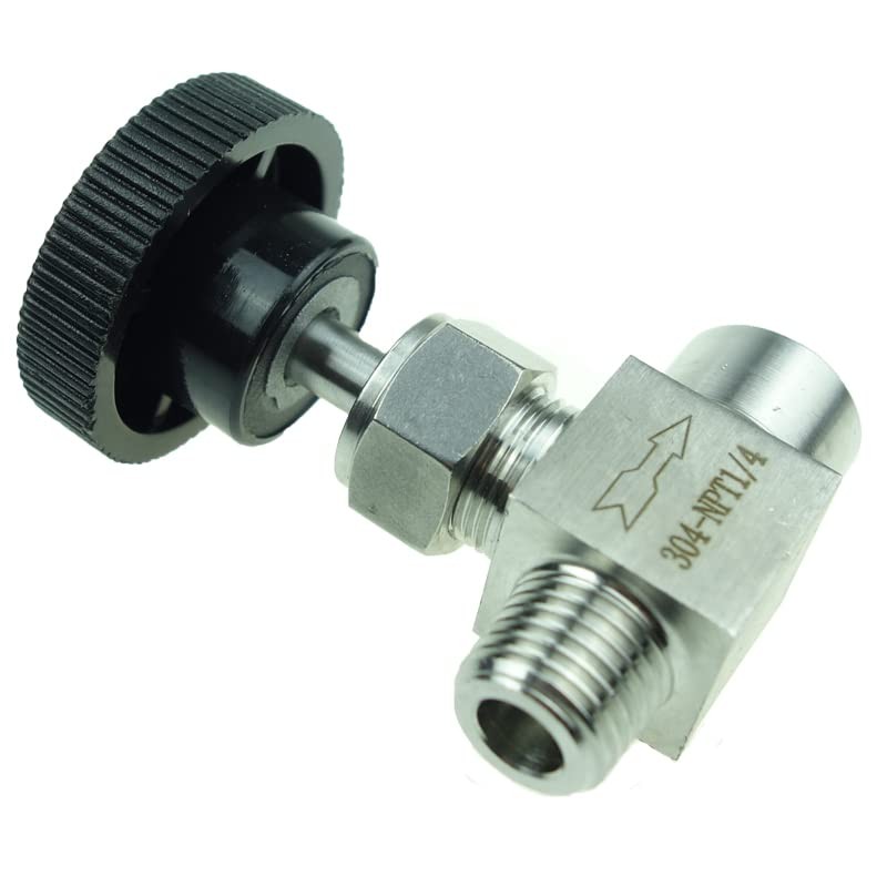 HongBoW Hardware Stainless Steel 304 Instrument Gas Needle Valve 1/4