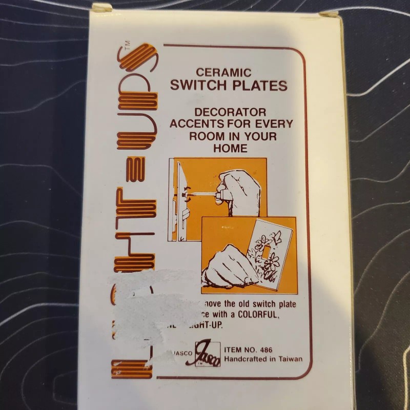 JASCO Vintage Jasco Rainbow Star Heart Pride Ceramic Single Light