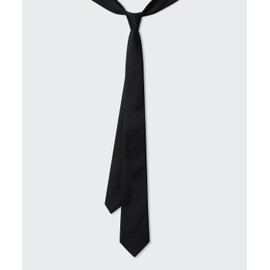 Musinsa Standard Silk Narrow Solid Tie [Black]