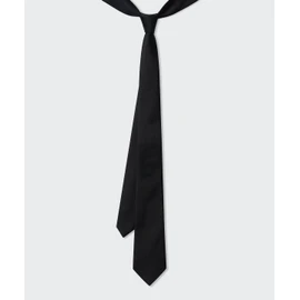 Musinsa Standard Silk Narrow Solid Tie [Black]