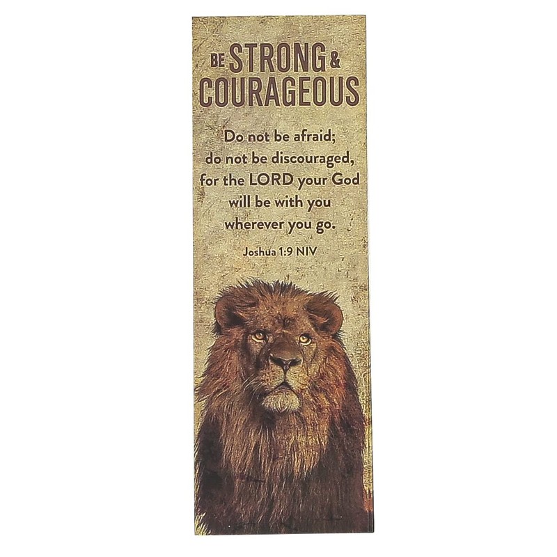 Salt & Light, Joshua 1:9 Be Strong & Courageous Lion