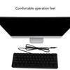 Mechanical Keyboard 61 Keys RGB Backlight Ultra Thin Portable Wired