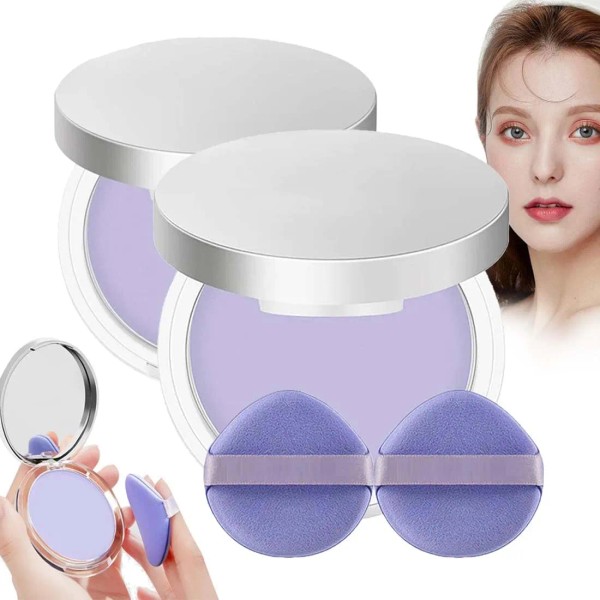 Polvo Mate De Lavanda, Polvo Facial De Control De Aceite