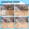 DANHMAO 4'' Stickers Display Stand Acrylic Sticker Display Stand Sticker