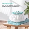 Mikimini Gorros De Ducha Blancos Mikimini Para Mujer, Cabello Largo,