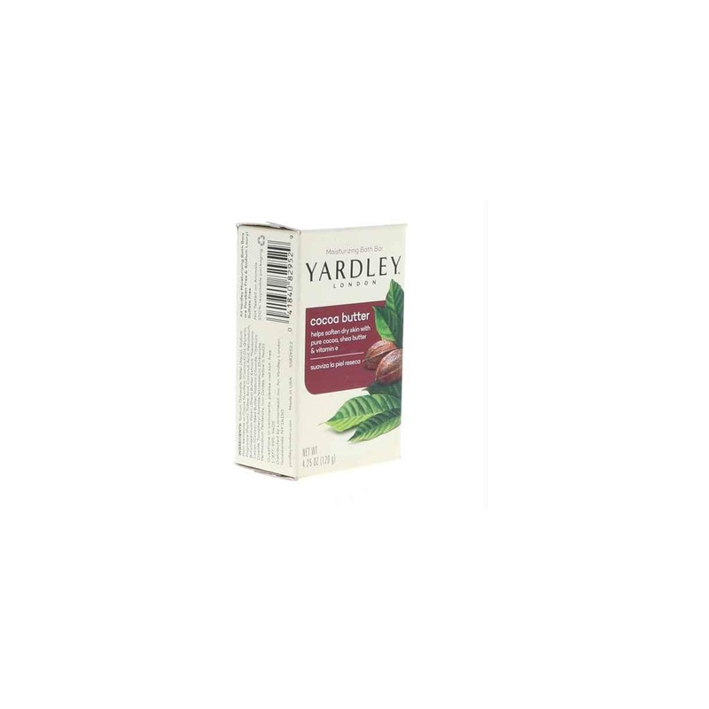 NEW Yardley London Soaps Perfume 4.0 oz Cocoa Butter Naturally