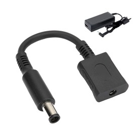 Laptop-DC-Netzteilkabel, 4,5 X 3 Mm Buchse auf 7,4 X 5,0 Mm Stecker-Ladeanschlussstecker Stromwandler-DC-Kabel, für HP Dell Laptop-Adapter-Ladegerät