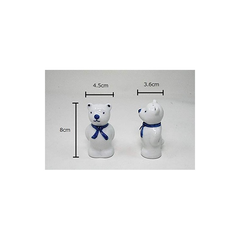 Japanese Bear Salt & Pepper Set, Bear, Bear, Salt, Pepper,