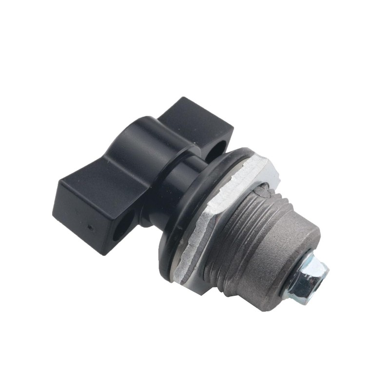 WELWIK 2PCS Black Zinc Alloy Thumb Operated Offset Cam Lock