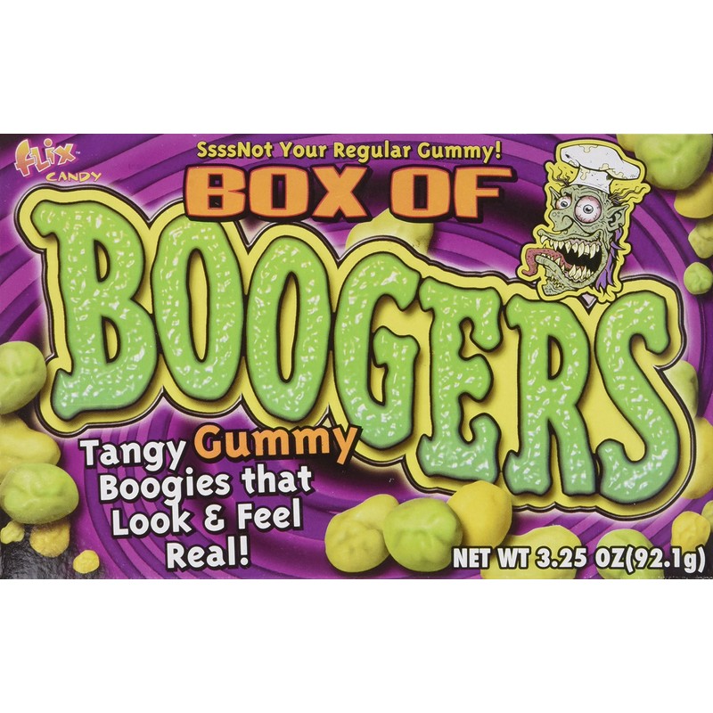 Box of Gummy Boogers (3.25 oz) 3 Boxes