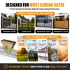 Otoolling 12ft Sliding Gate V Track Kit, 3 x 4ft