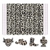 Tintnut Leopard Permanent Vinyl - 8 Sheets 12"x10", Brown Cheetah