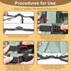 CHONGQILAO Adjustable Chest Strap Backpack, Chest Strap for Backpack, Backpack