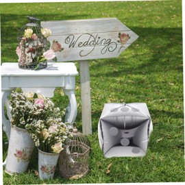 Totority 10pcs Jumbo Dice Balloons Aluminum Foil Cube Balloons for Theme Party Decorations Great for Birthdays Game Events Easy to Inflate Photo Props