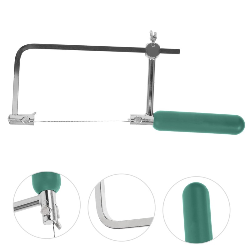 TEHAUX Small Metal Hacksaw Jewelry Accessory Jewelers Bow Saw for