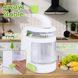 Dreamhigh® Spiral Vegetable Cutter, 4 in 1 Zucchini Spaghetti Cutter with Collection Container, BPA-Free, Vegetable Spiral Cutter for Carrot, Cucumber, Potato, Pumpkin, Zucchini, Onion