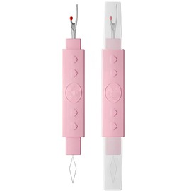 Needle Threader,2 in 1 Needle Threaders for Hand Sewing,Seam Ripper for Sewing,Automatic Needle Threader for Hand Sewing,Embroidery,Cross-Stitch Crafts